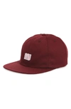 TOPO DESIGNS MINI MAP CAP - BURGUNDY,TDMMHF17NV