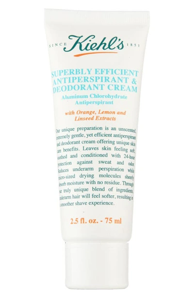 Kiehl's Since 1851 Superbly Efficient Anti-perspirant & Deodorant Cream, 2.5 Oz. In No Colour