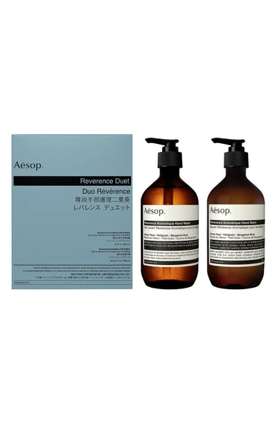 AESOP REVERENCE HAND WASH & HAND BALM DUET,APB109