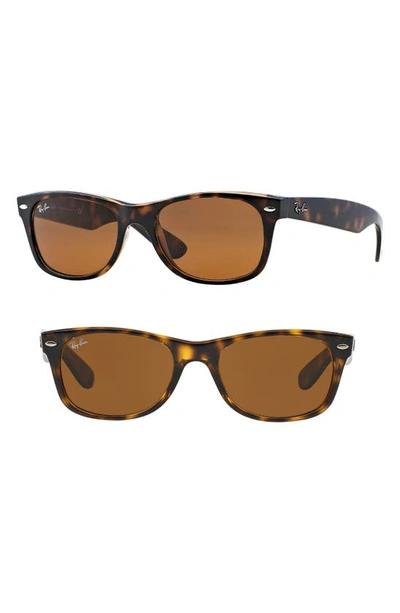 RAY BAN WAYFARER 58MM RECTANGULAR SUNGLASSES RB213258-X