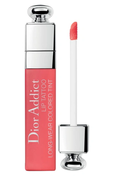 Dior Addict Lip Tattoo Long-wearing Liquid Lip Stain In Natural Coral Tint