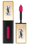 SAINT LAURENT 'POP WATER - VERNIS A LEVRES' GLOSSY STAIN - 219 FUCHSIA DROPS,L67206
