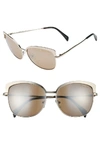 DRAPER JAMES 60mm Cat Eye Sunglasses,SU 0020 62