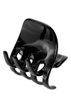 France Luxe Medium Gallery Jaw Clip In Nacro Black