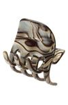 France Luxe Medium Gallery Jaw Clip In Onyx