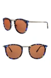 SMOKE X MIRRORS Shout 49mm Retro Sunglasses,SM106-B3-6