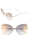 MARC JACOBS MARC JACOBS 61MM BUTTERFLY SUNGLASSES,MARC255S