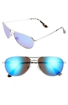 Silver/Blue Hawaii Mirrored