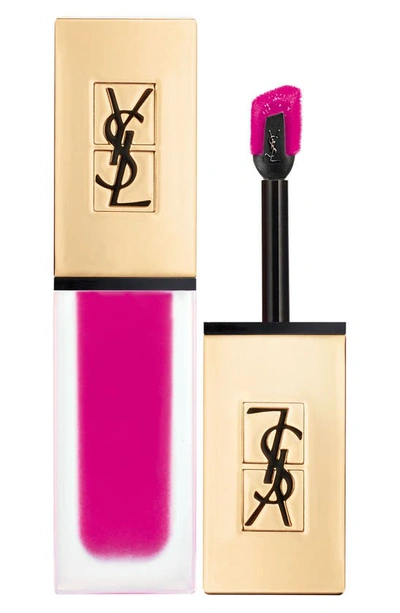 Saint Laurent Tatouage Couture Liquid Matte Lip Stain In 3 Rose Ink