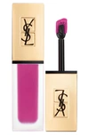 Saint Laurent Women's Tatouage Couture Liquid Matte Lip Stain In 19 Fuchsia Intime