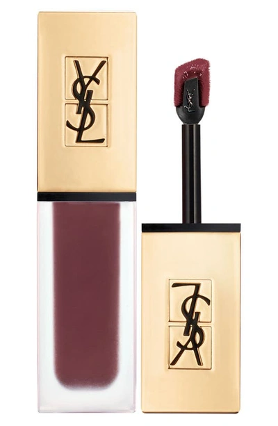 Saint Laurent Tatouage Couture Liquid Matte Lip Stain In 15 Violet Conviction