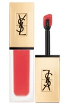 Saint Laurent Tatouage Couture Liquid Matte Lip Stain In 22 Corail Anti-mainstream