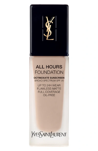 Saint Laurent All Hours Full Coverage Matte Foundation In Br10 Cool Porcelain