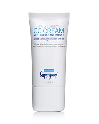 Supergoop ! Cc Cream Daily Correct Broad Spectrum Spf 35 Sunscreen Light To Medium 1.6 oz/ 47 ml In Light / Medium