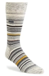Calvin Klein Multistripe Emblem Socks In Shale Mix Heather