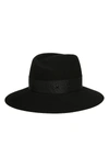 MAISON MICHEL VIRGINIE FUR FELT HAT - BLACK,1001067001