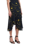 WHISTLES BILLIE MAGNOLIA PRINT ASYMMETRICAL SKIRT,27127