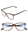 TOM FORD 55MM BLUE BLOCK OPTICAL GLASSES,FT5478-BW55052