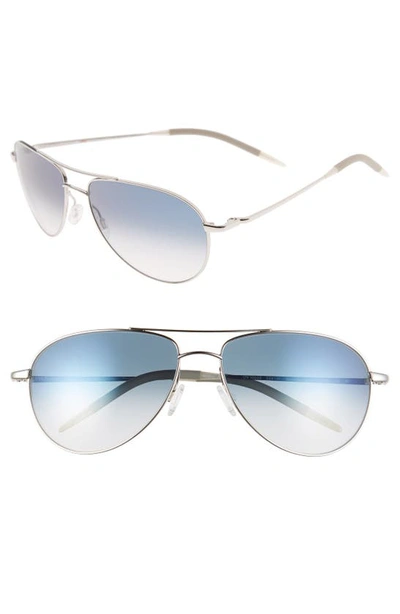 OLIVER PEOPLES BENEDICT 59MM PHOTOCHROMIC GRADIENT AVIATOR SUNGLASSES,OV1002S-1659W