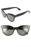 OLIVER PEOPLES ROELLA 55MM POLARIZED CAT EYE SUNGLASSES,OV5355SU-0155W