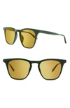 SMOKE X MIRRORS ROCKET 88 50MM SQUARE SUNGLASSES - GREEN/ GOLD MIRROR,SM152-K