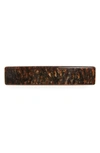 France Luxe Rectangle Barrette In Mojave