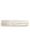 FRANCE LUXE FRANCE LUXE RECTANGULAR BARRETTE,3129
