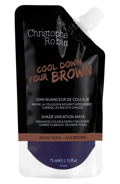 Christophe Robin Shade Variation Mask In Brown