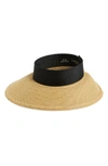 Eric Javits 'squishee Halo' Hat - Beige In Natural Black