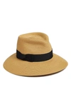 Eric Javits Phoenix Packable Straw Fedora Sun Hat In Natural