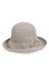 Helen Kaminski Provence Raffia Sun Hat In Eclipse Melange