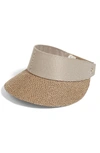 Eric Javits 'squishee® Champ' Custom Fit Visor In Bark