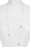ANNA BECK LONG MULTI DISC STATION NECKLACE,1181NSG