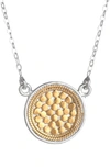 ANNA BECK REVERSIBLE DISC NECKLACE,11NGG