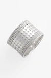 Anna Beck Gili Cigar Band Ring In Sterling Silver