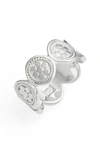 Anna Beck Signature Multi Disc Band Ring In Silver