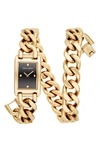 REBECCA MINKOFF MOMENT CHAIN WRAP BRACELET WATCH, 19MM X 30MM,2200158