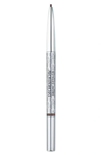 Dior Show Brow Styler Ultrafine Precision Brow Pencil In 001 Brown