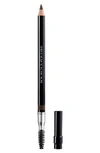 Dior Women's Powder Eyebrow Pencil With Brush & Sharpener In 693 Dark Brown