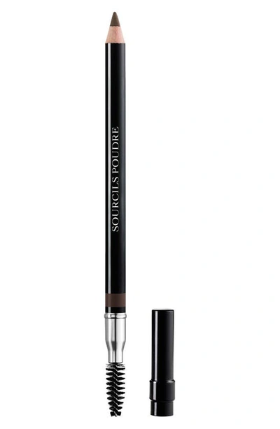 Dior Women's Powder Eyebrow Pencil With Brush & Sharpener In 693 Dark Brown