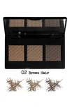 The Brow Gal The Convertible Brow Powder/pomade Compact, 02 Brown Hair In 02 Brown