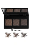 The Brow Gal The Convertible Brow Powder/pomade Compact, 01 Dark Hair In 01 Dark