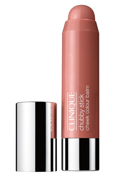 Clinique Chubby Stick Moisturizing Cheek Colour Balm In Ampd Up Apple