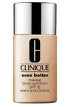 Clinique Even Better Makeup Broad Spectrum Spf 15 Foundation, 1-oz. In Wn 124 Sienna