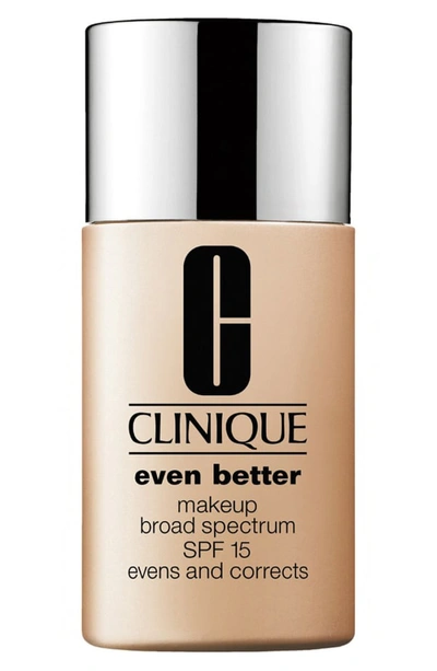 Clinique Even Better™ Makeup Broad Spectrum Spf 15 Foundation In Wn 124 Sienna