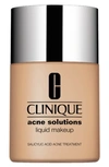 CLINIQUE ACNE SOLUTIONS LIQUID MAKEUP FOUNDATION, 1 OZ,6WPR