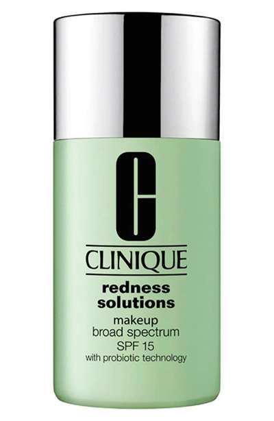 Clinique Redness Solutions Makeup Foundation Broad Spectrum Spf 15 With Probiotic Technology, 1 oz In Calming Alabaster