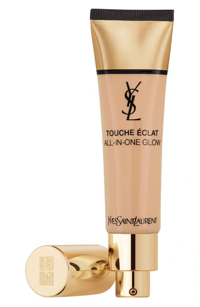 Saint Laurent Touche Eclat All-in-one Glow Liquid Foundation Broad Spectrum Spf 23 In B50 Honey