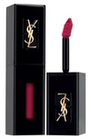 Saint Laurent Rouge Pur Couture Vinyl Cream Lip Stain In 401 Rouge Vinyle