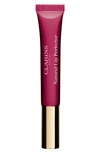 Clarins Natural Lip Perfector Lip Gloss In 08 Plum Shimmer